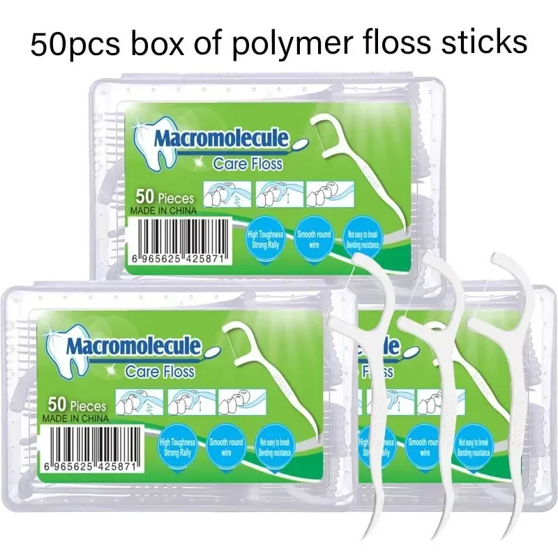 50/100/200 stücke Hohe Zugfestigkeit Zahnseide Pick Bogen Geformt Super Dünne Zahnseide Saubere Zähne Interdental Oral Hygiene