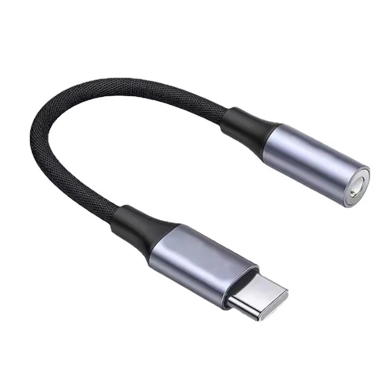 1-7 pces tipo-c 3.5 jack cabo de áudio usb c para 3 5 mm jack aux adaptador acessórios do telefone cabo adaptador usb tipo c usb c fone de ouvido