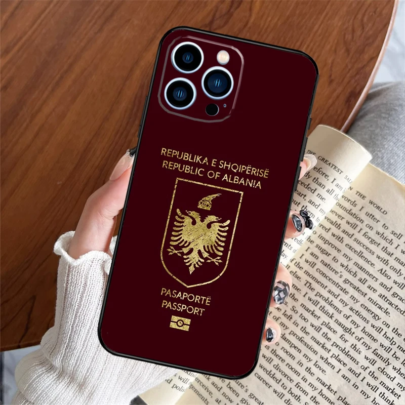 Capa de passaporte Argélia para iPhone, Mini tampa traseira, iPhone 15 11 12 13 14 Pro Max XS X XR SE 2020 6S 7 8 Plus 12 13