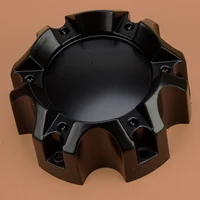 Universal 6 Lug rueda de coche neumático centro tapacubos Protector llantas negro mate
