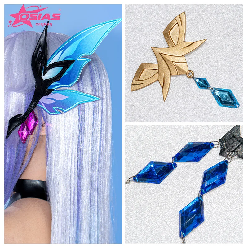 OSIAS Skirk-Conjunto de disfraz de Cosplay, peluca Skirk, zapatos Skirk, Wuthering Waves