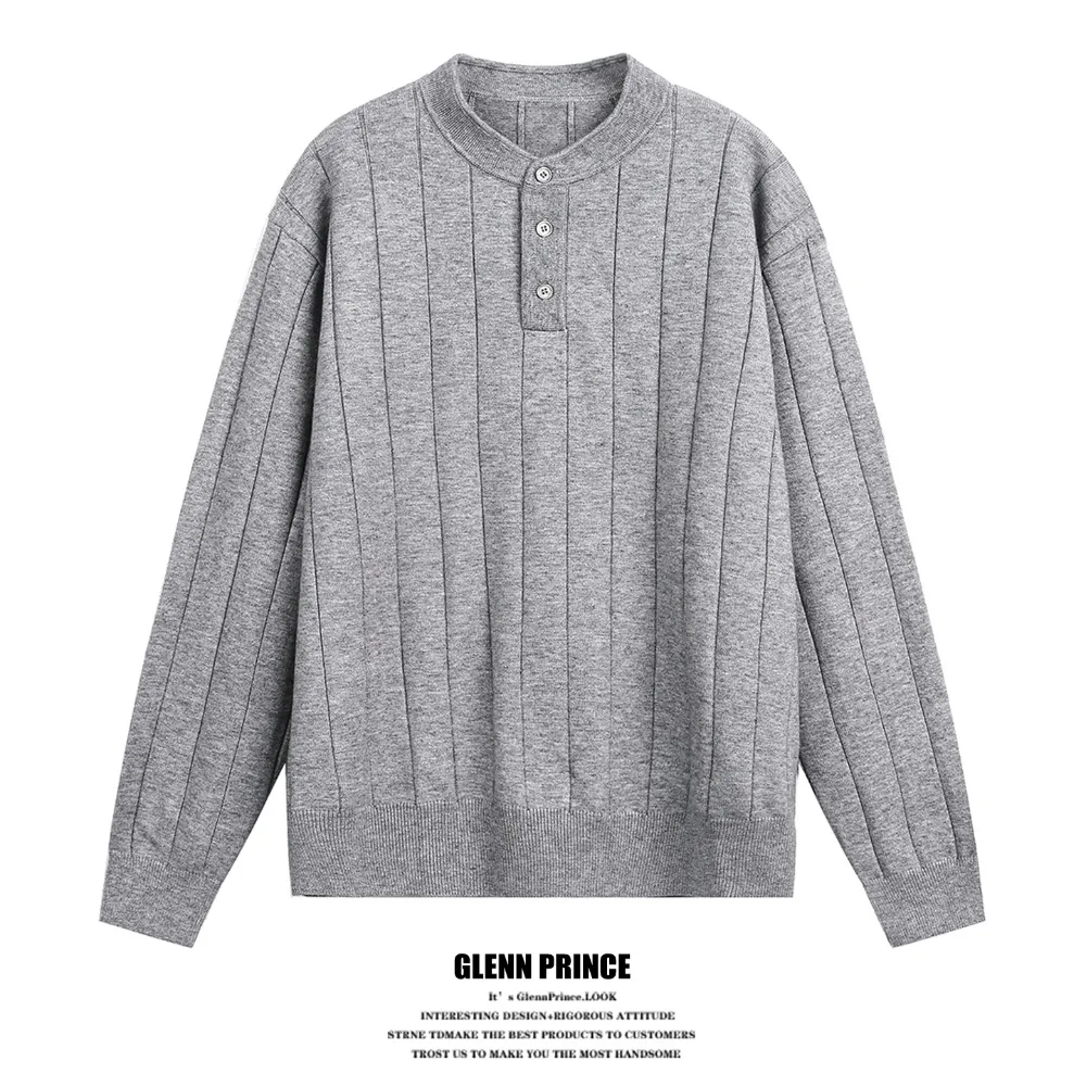 Men's Zip Up Knit Cardigan, Slim Fit Sweater Jacket, Warm Lightweight Casual Outerwear for Fall Spring