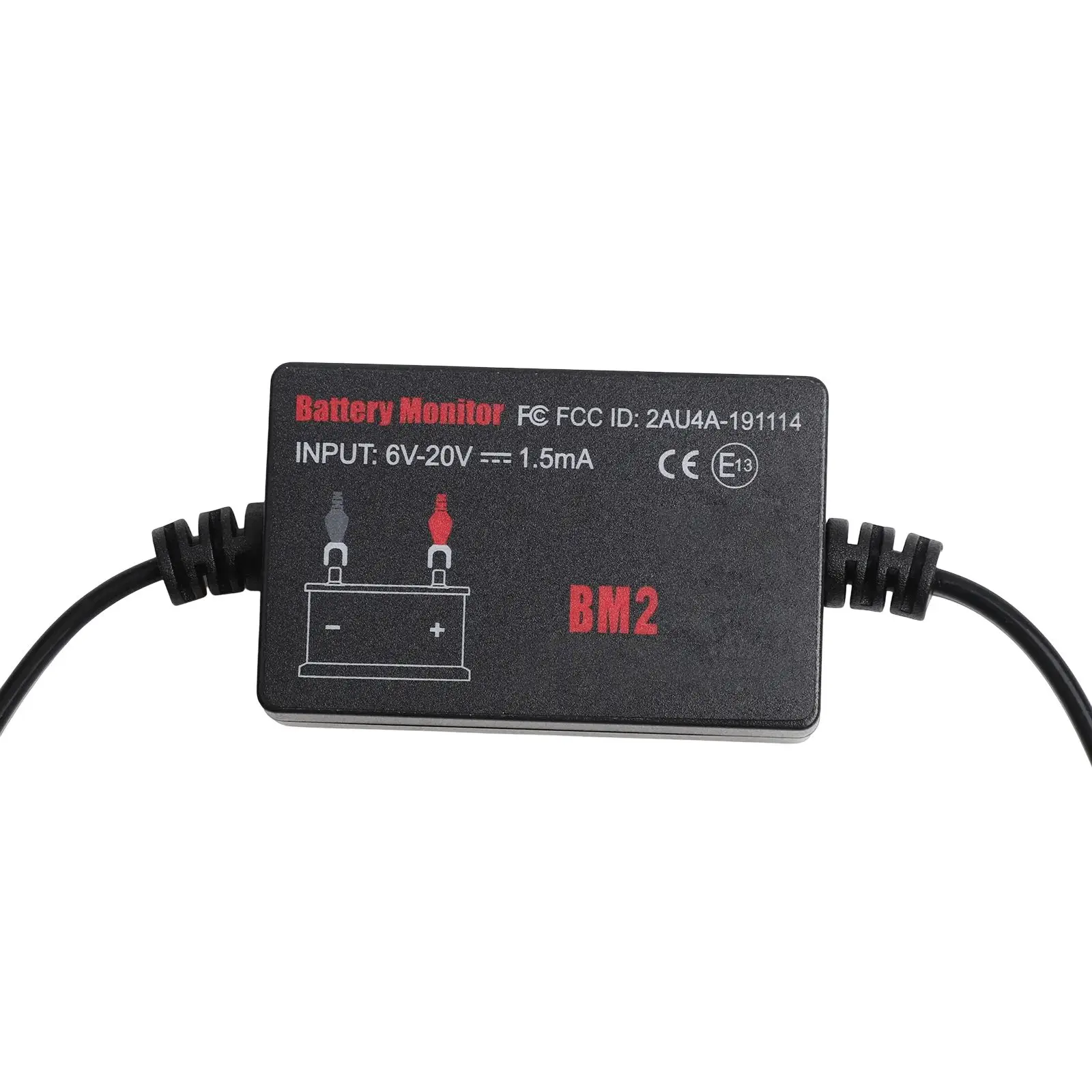 1 Buah Monitor Baterai Monitor Penguji Baterai Otomotif Nirkabel Penguji Tegangan 12V untuk Mobil Alarm LowVolt Analisis Diagnosis BM2