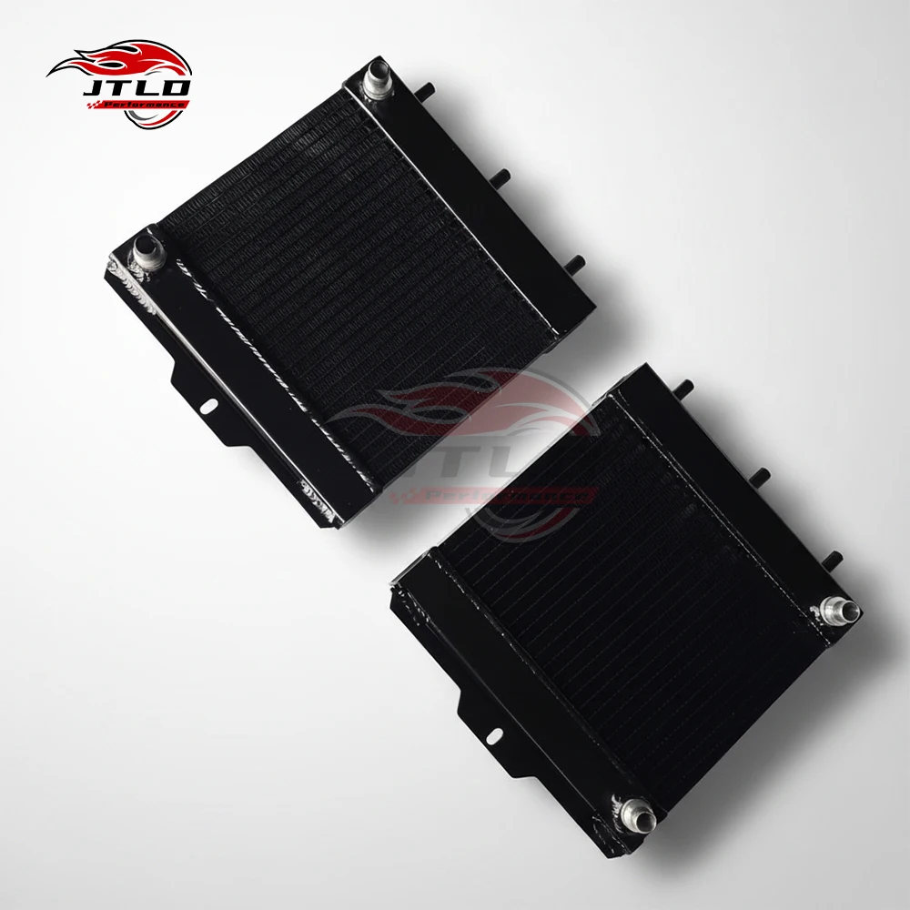 Upgraded Side Mount Aluminum Radiator For BMW F80 F83 F87 M3 M4 M2 S55 Twin Turbo, TIG Welded, High Performance Cooling System