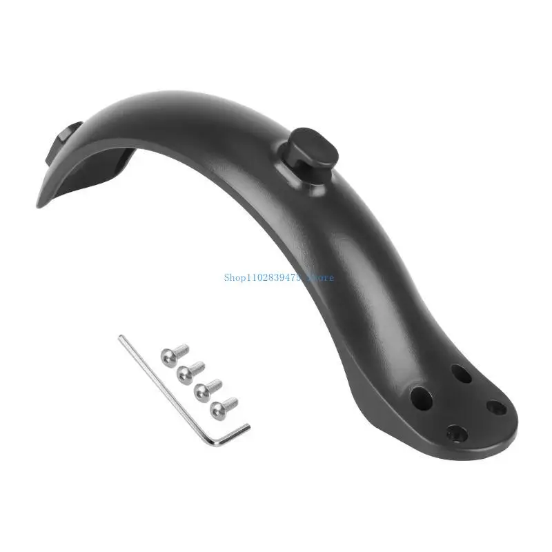 33WB Universal Fit Rear Mudguard Anti Splash Scooter Guard سهل التركيب للدراجات البخارية الكهربائية يوفر حماية معززة #3