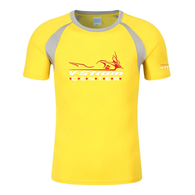 V strom Dl1000 Dl650 Adventure Motorcycle 2022 Men\'s New Summer Raglan Sleeve T-shirt Short-sleeve Round Neck Cotton Casual Tops