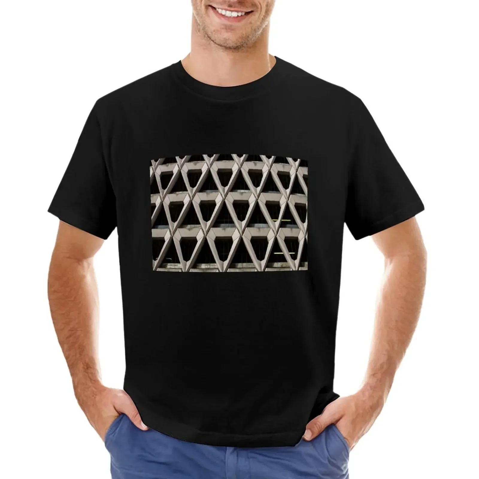 

Welbeck Street Car Park Architectural detail (ii) T-Shirt hippie clothes Short sleeve tee oversized mens graphic t-shirts pack