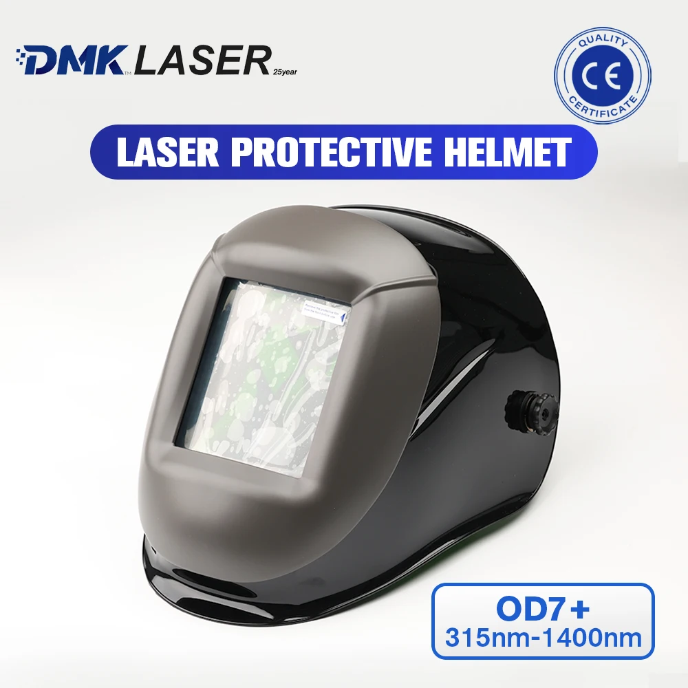 DMK laser welding helmets protective mask electronic welder mask with CE 315-1400nm OD7+ for operator anti radiation KYG M1A