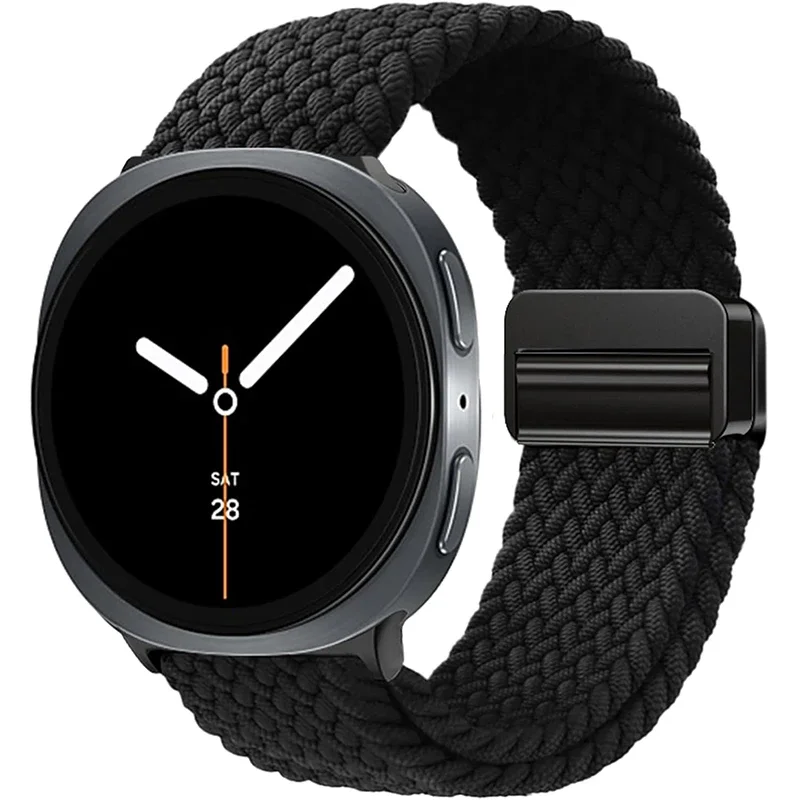Geflochtenes Solo-Loop-Armband für Samsung Galaxy Watch 8 40/44mm Zubehör Nylon-Armband Correa Galaxy Watch 8 Classic Band 46mm – Detail 22