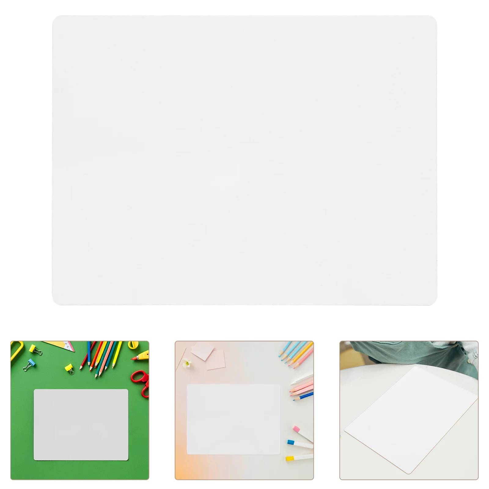 

Small Whiteboard Double Sided Handheld Dry Erase Board Portable Personal Lapboard for Students Teachers Classroom Use