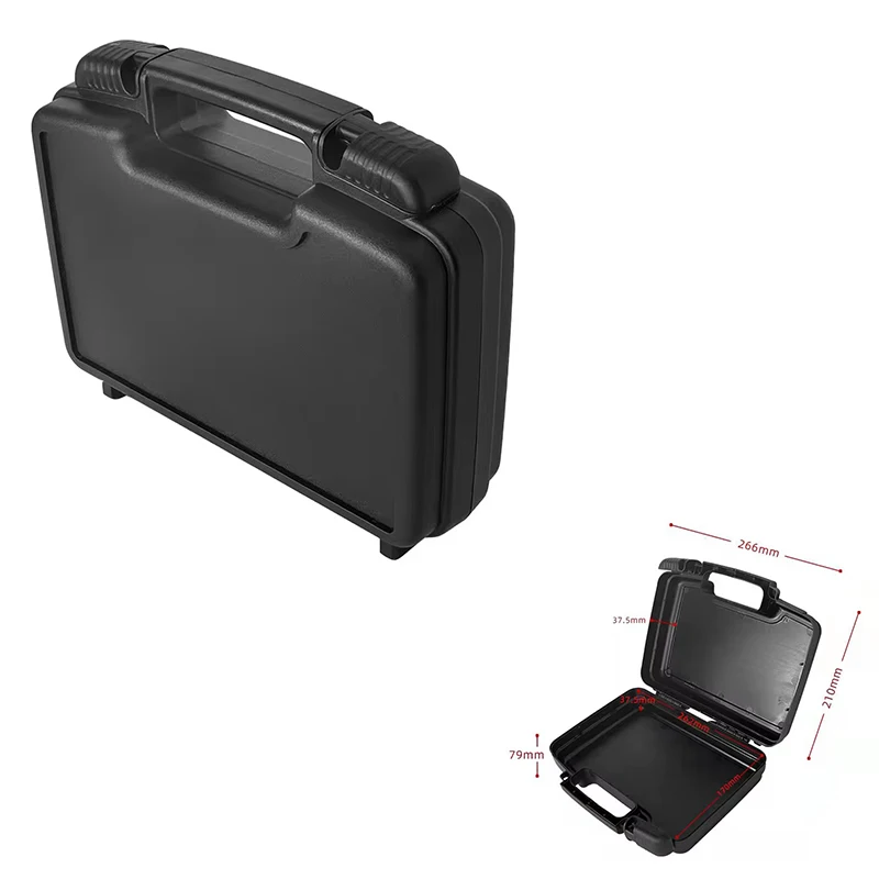 Tool Case PP Plastic Box Multi-function Toolbox Portable Suitcase Security Protective Instrument Box With Sponge Storage Box