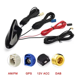 Superbat Multifunction Auto Car Roof Top Shark Fin Antenna GPS+DAB+FM/AM Enhanced Amplifier Antenna Car Accessories for Pioneer