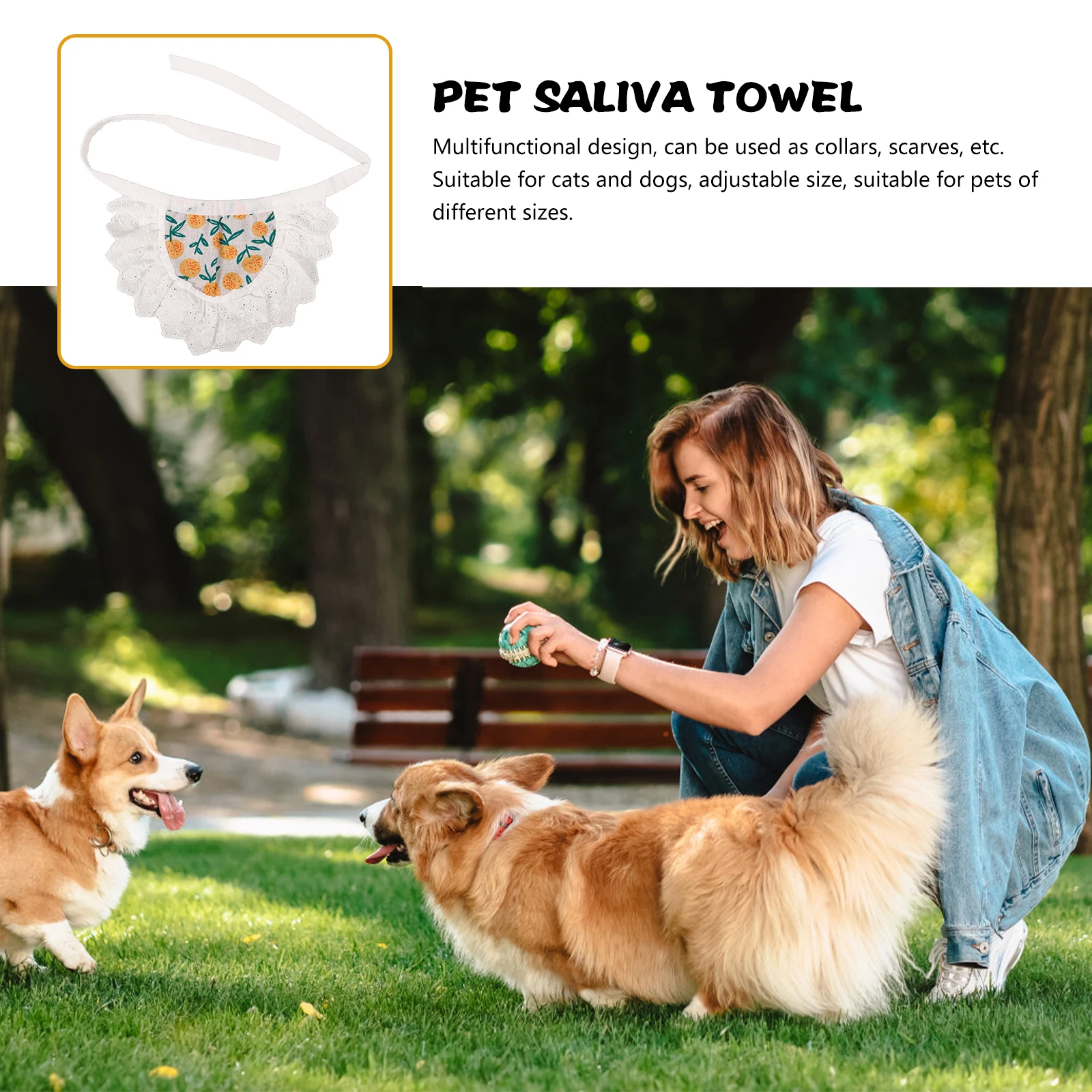 

Pet Scarf For Dogs Cute Dog Bibs Adjustable Puppy Accessories Dog Collar Alternative Outdoor Pet Decor Scarf For Puppy