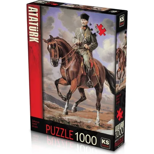 2021 1000 Piece Puzzle Gazi Mustafa Kemal With Her Horse Named Sakarya Top Hot Sale Free Shipping Fast Delivery Best Quality