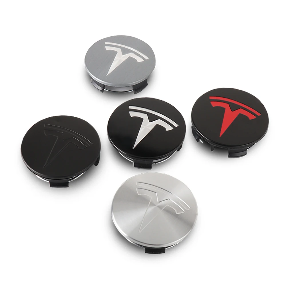 4 pçs 56mm centro da roda do carro hub tampas aro capa para tesla modelo 3 modelo s modelo x bobina mod wye k80 roadster invader mod wye k80