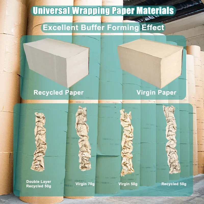 2026 2025 New PPO-1 Packaging Buffer Solution Making Pad Void Fill Kraft Paper Cushion Machine