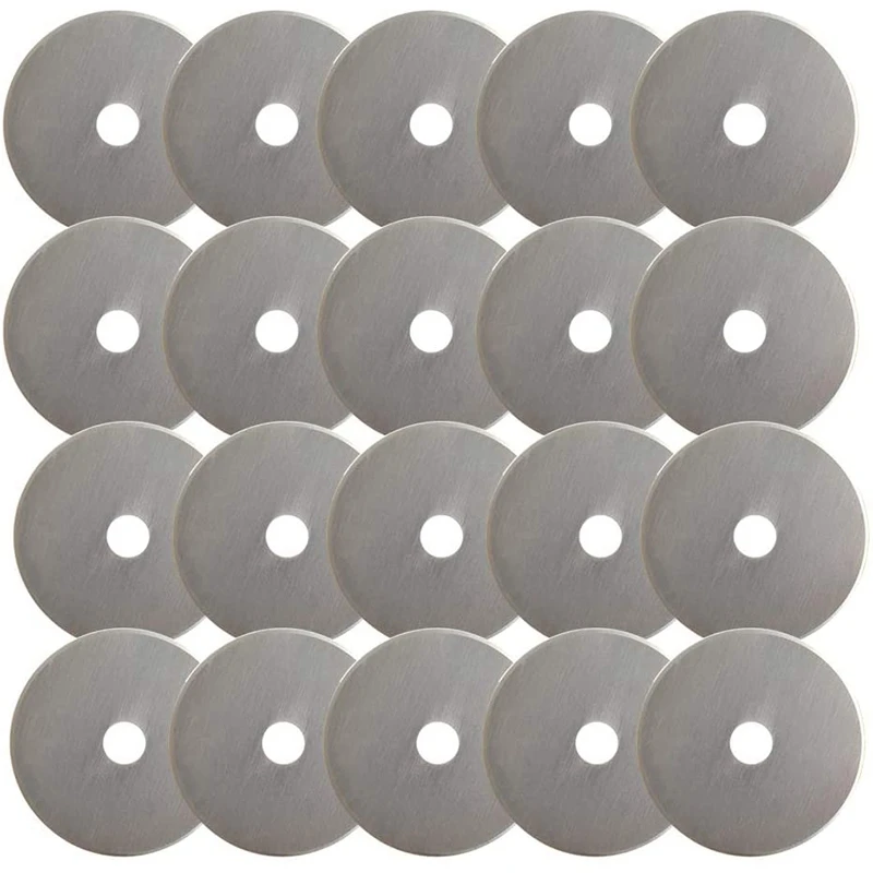 Rotary Cutter Blades 45Mm 20Pack Compatible With Olfa Martelli For Dremel Rotary Cutter Replacement For Sewing