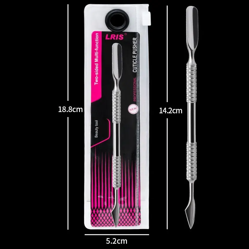 Nagelhauttrimmer aus Edelstahl, Nagelhautentferner für Nagelprodukte, Zehennägel, abgestorbene Haut, professionelle Pediküre-Werkzeuge