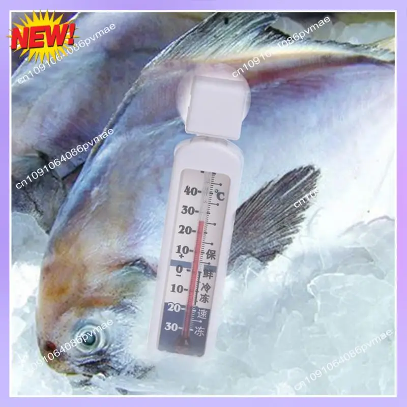 T24C 5 Piece Refrigerator Line Freezer Thermometer Fridge Refrigeration Temperature Gauge Monitor Home Use -30℃-40℃