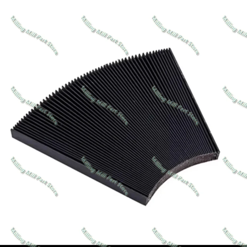 Machine de gravure CNC flexible de fraisage de taille personnalisée, couvercle de soufflet accordéon plat de protection, pièces de moulin à outils, 130mm-300mm