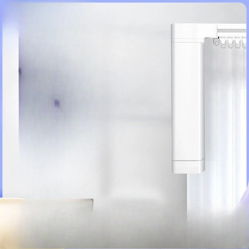 Electric curtains, blackout study office, vertical curtains, voice remote control