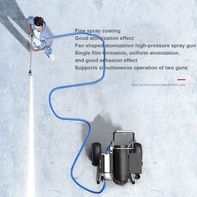 

Bestseller 8L/min 5500W Airless Spraying Machine Plunger Type Electric Airless Paint Sprayer Putty Coating Latex Painting Walls