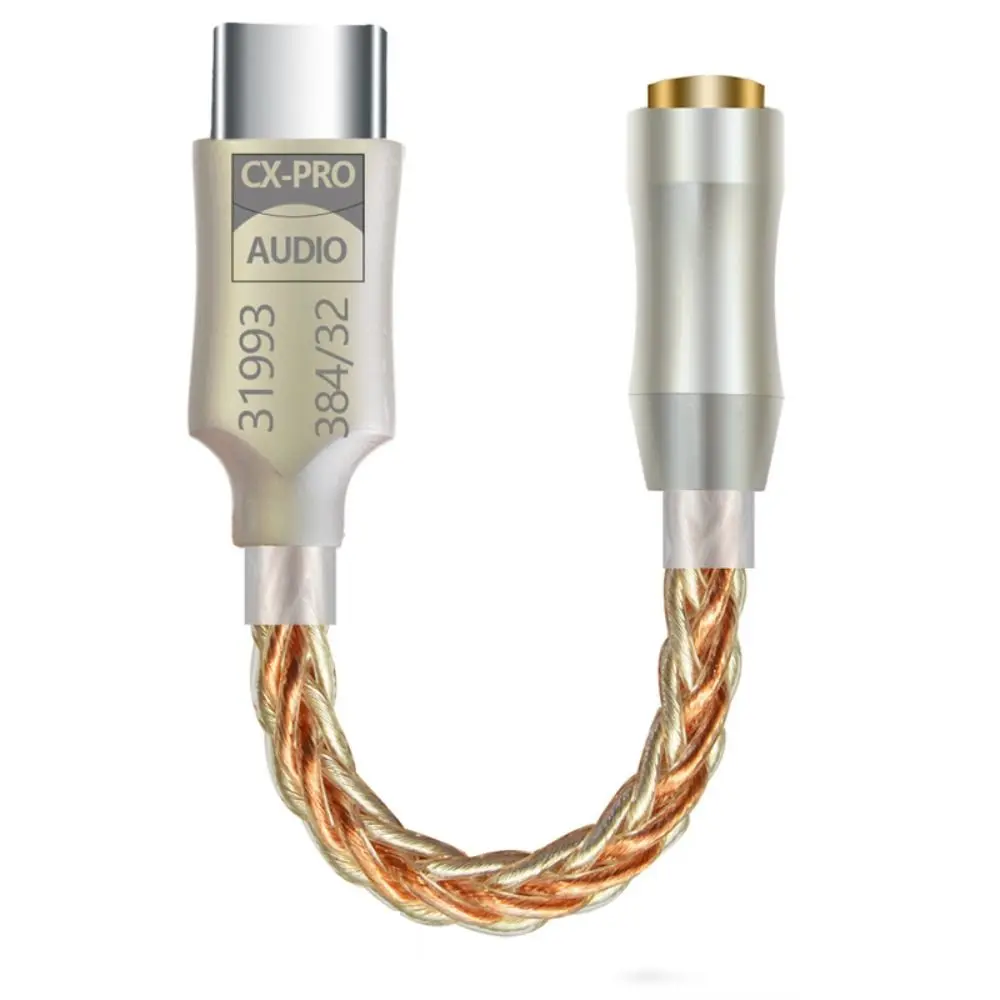 

Converter Headphone Amplifier Audio Decoder 32bit Type C To 3.5mm CX31993 Audio Decoder DA06 USB IEM AMP Mobile Phone Adapter