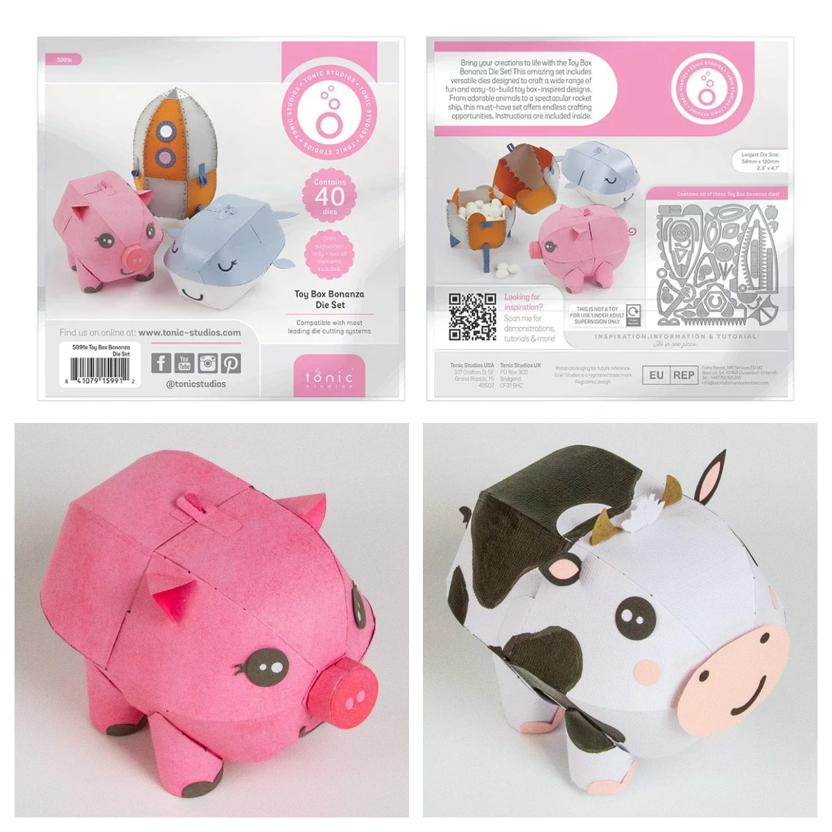 

Toy Box Bonanza - Create & Make Metal Cutting Dies for DIY Scrapbook Handmade Photo Album Calendar Gift Box February 2026 New