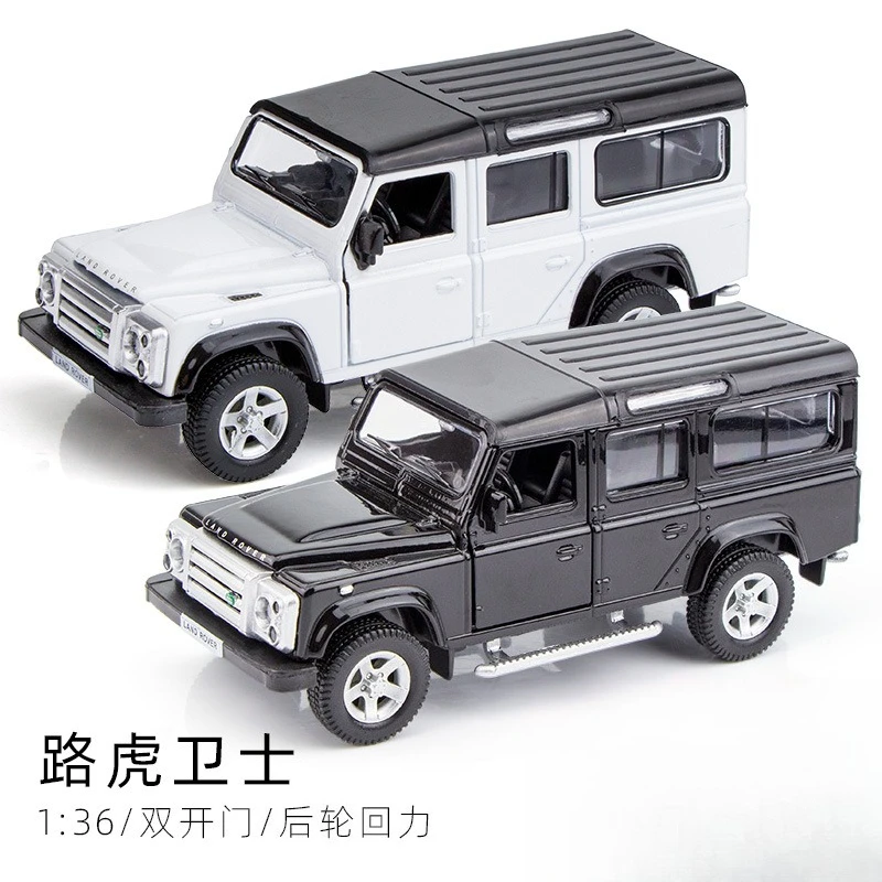 1:36 Defender Model Scale Metal Diecast Miniature Pull Back Vehicle Collection Xmas Gift Boy Toy