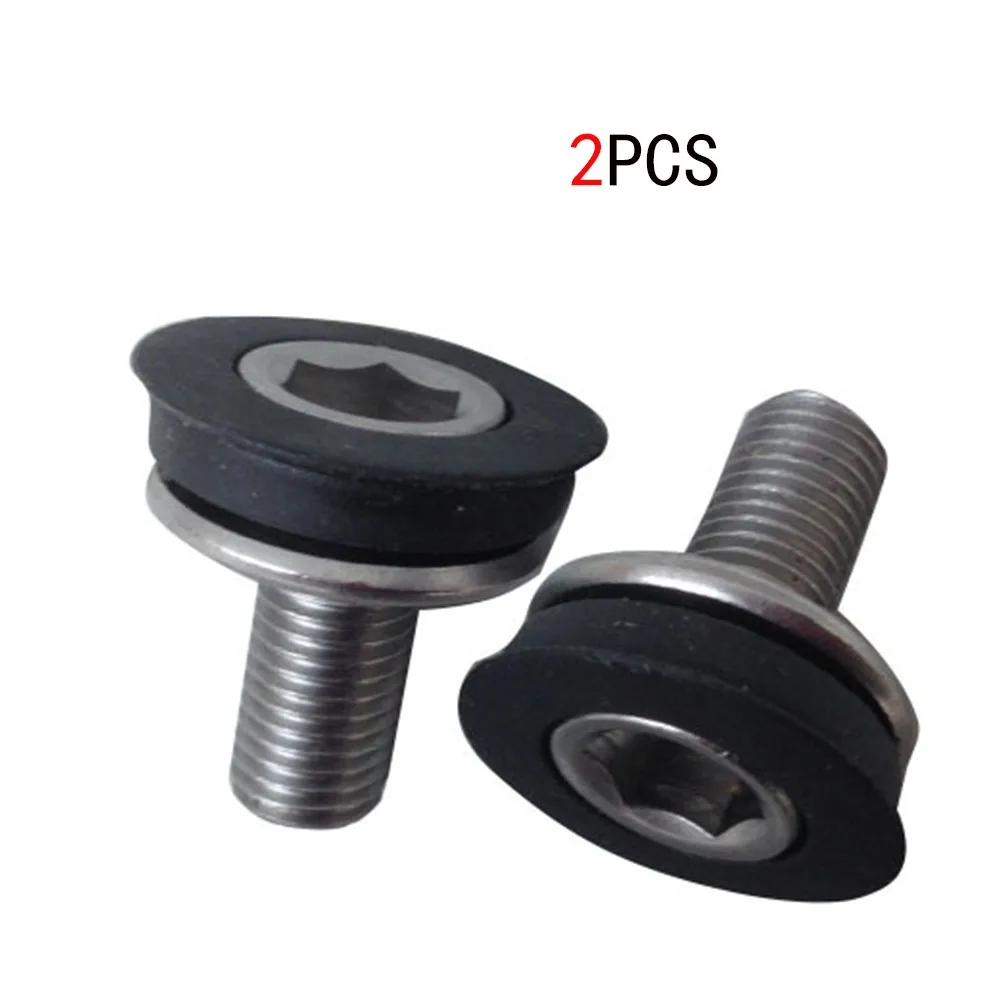 2PCS Fahrrad Tretlager Achse Schrauben Fahrrad Alan Kurbel Schrauben MTB Rennrad Kurbelgarnituren M8 Schraube Radfahren Zubehör Teile – Detail 1