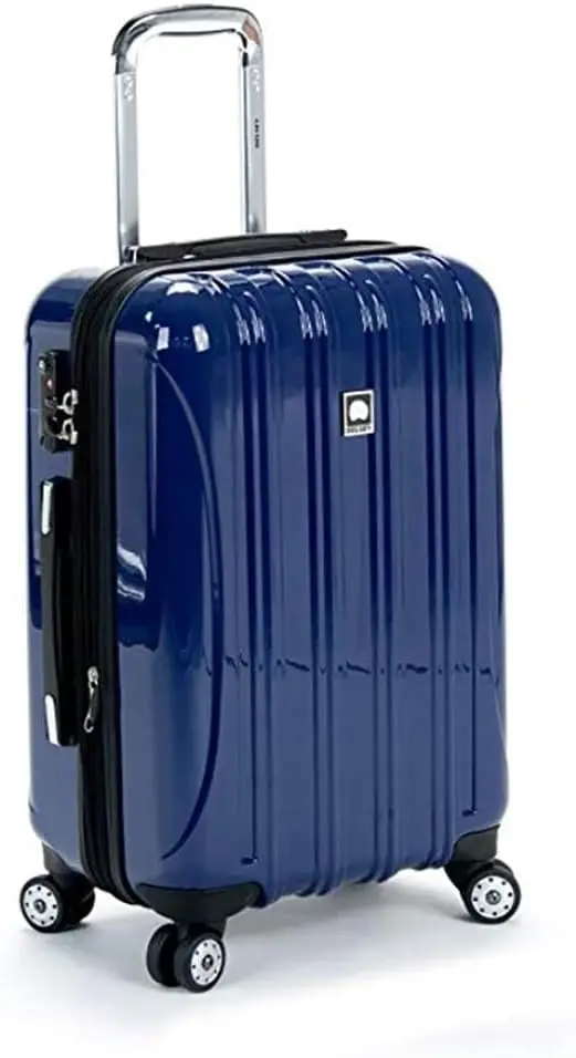 Delsey Luggage Aero 2 Piece Set (21"" Carry-On & 25"") (Cobalt Blue)