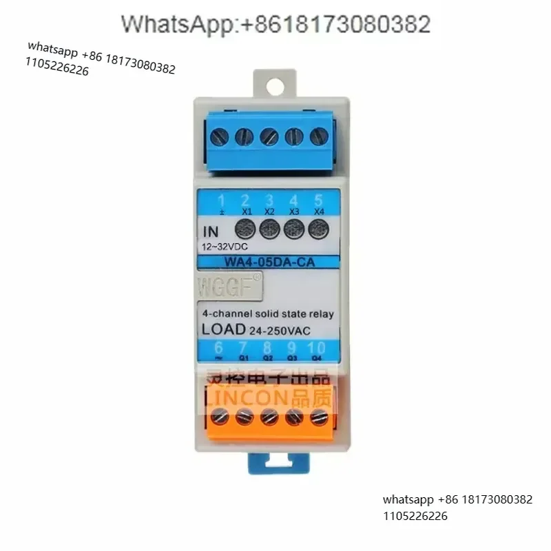WA4-05DA-CA Wuge Four way DC Control AC Solid State Relay PLC Amplification Board