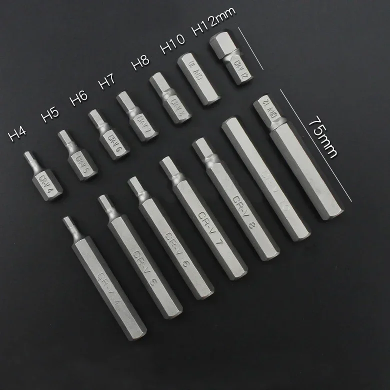 40Pcs 1/2in 3/8in Adaptor Drive Shank Hex Star Impact Socket Set Metric Socket Set Ratchet Driver Wrench