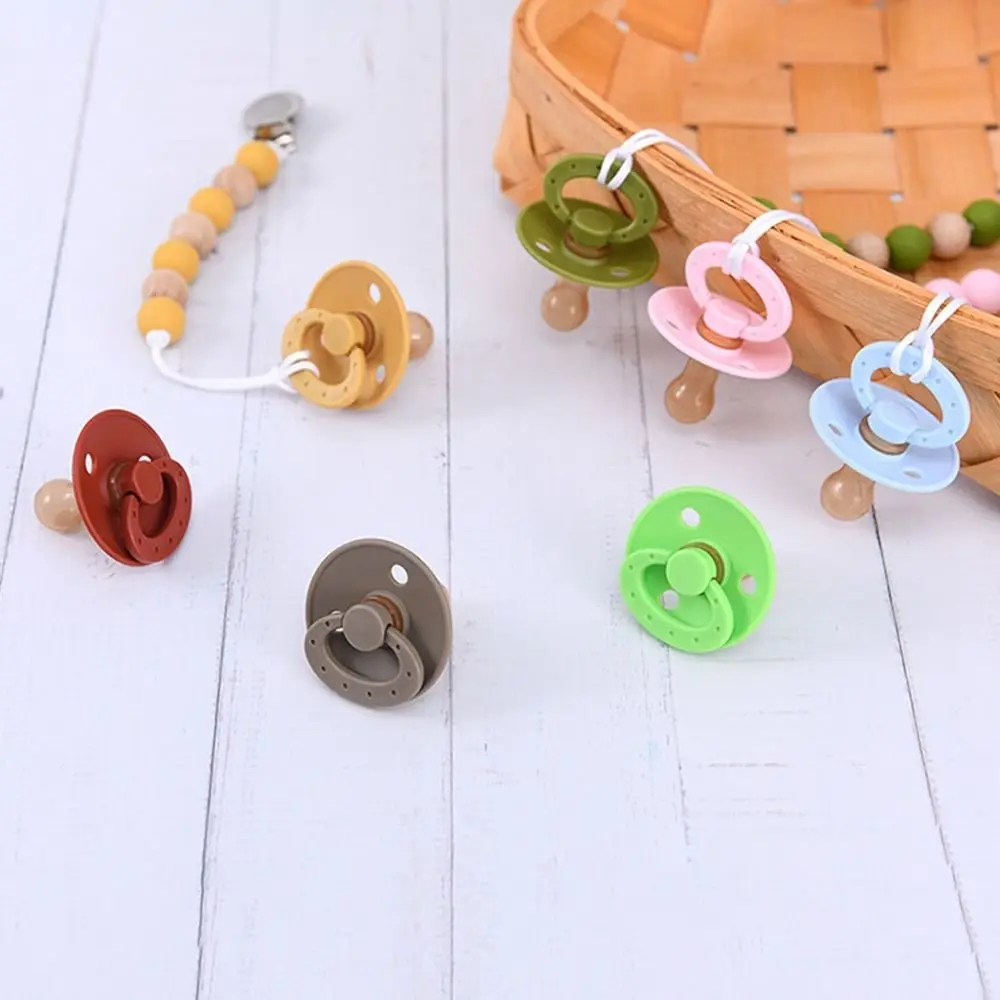 Safe Food Grade Pacifier Circle Type Silicone BPA Free Baby Pacifier Kids Nipple Baby Nursing Accessories Newborn Baby Soother