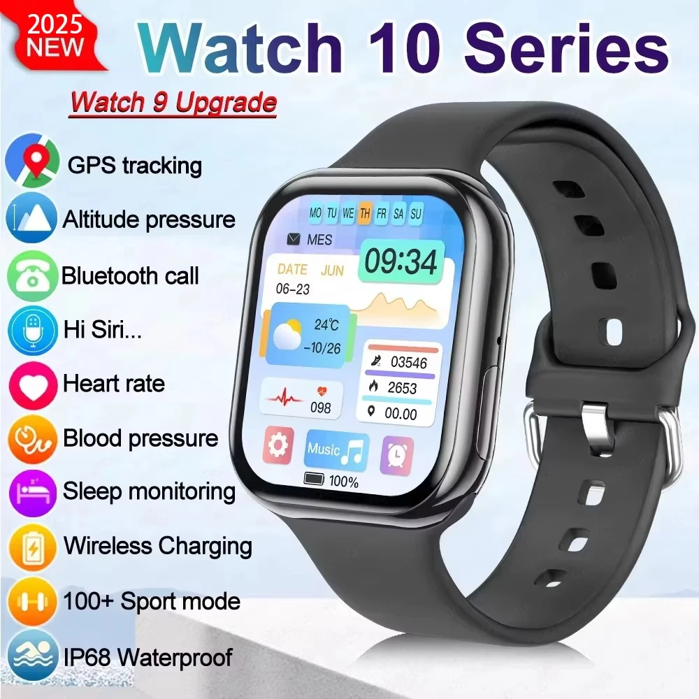 

2025 New Original Smart Watch Men HD AMOLED Health monitoring Video Bluetooth Call Waterproof Woman smart watchs For Android IOS