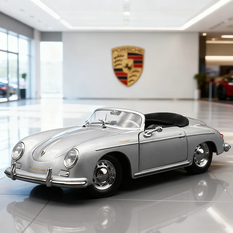 

WELLY 1:24 Porsche 356A Speedster легкосплавный автомобиль литье под давлением игрушечные транспортные средства модель автомобиля миниатюрная масштабная модель автомобиля для детей