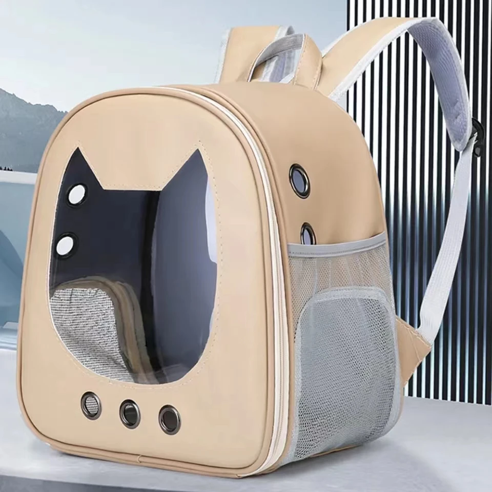 

Cat Backpack Outdoor Travel Portable Backpack Puppy Cat Transparent Breathable Space Bag Pet Supplies Pet Backpack Cat Carrier