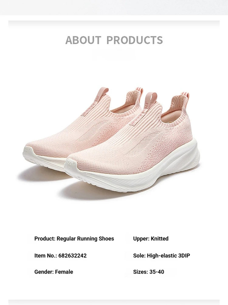 361 Degrees Fengye 5.0 Slip-On-Laufschuhe, leicht, verschleißfest, stoßdämpfend, atmungsaktiv, weich besohlte Turnschuhe 682632242 – Detail 21