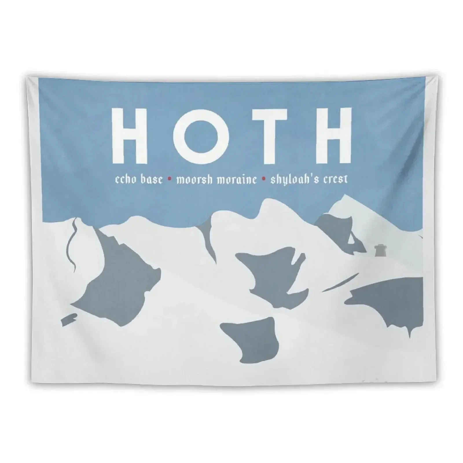 

Galactic Travel - Hoth Tapestry Korean Room Decor Room Decoration Aesthetic Tapestry