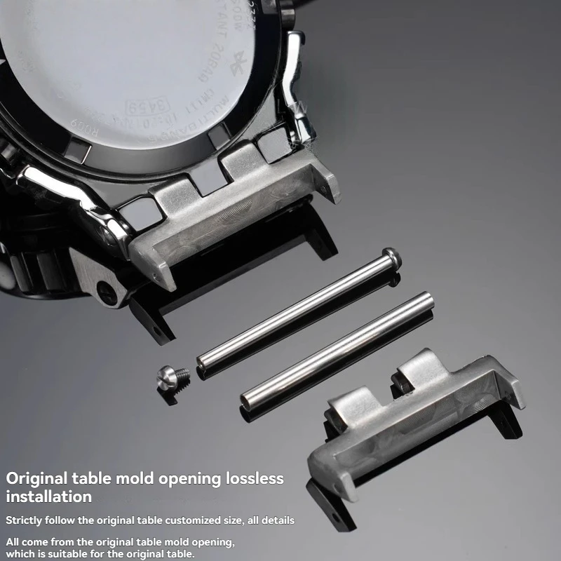 Модификация ремешка для часов/часов, разъем для CASIO GSHOCK GMW-B5000 GM-B2100, ремешок-переходник из нержавеющей стали, металлические аксессуары