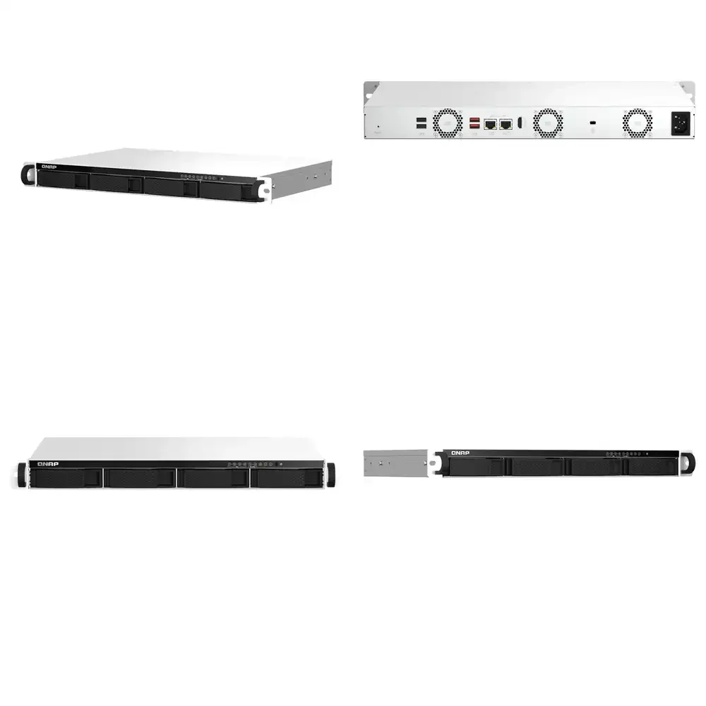 TS-464eU-8G Network Storage 1U Short-Chassis Rackmount NAS 2.5G with M.2 NVMe SSD USB Interface 8G Better Performance in