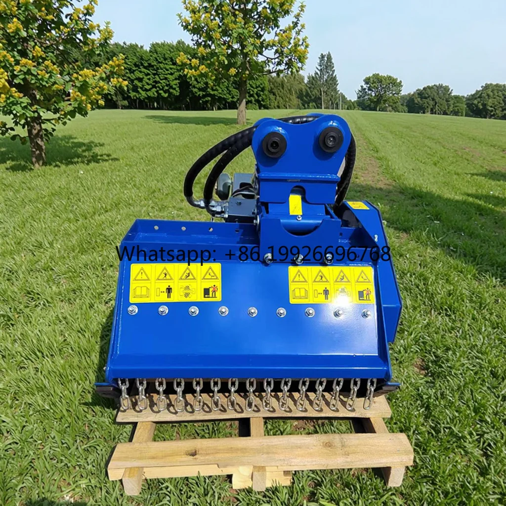 

Hydraulic Duty Cylinder Blade Lawn Flail Hammer Mower Mulcher with 1 Year Warranty for Excavator