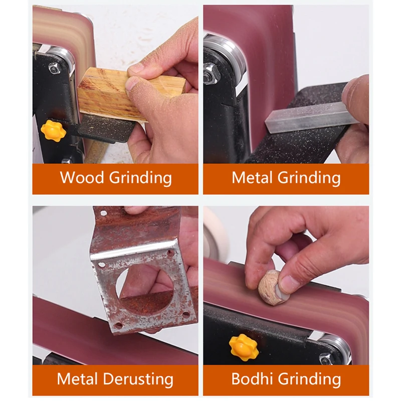 10PCS/Set 380*30mm Abrasive Belt Sanding Belts 60-1000 Grits for Wood Soft Metal Polishing Belt Sander Abrasive Tool