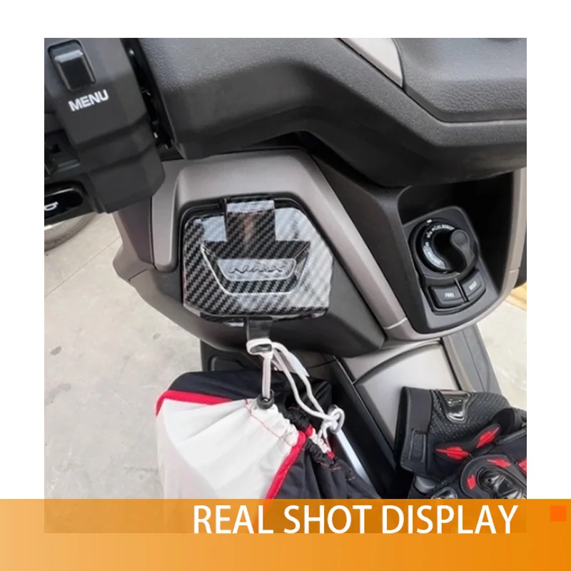 Modified Motorcycle Fit For YAMAHA NMAX155 NMAX125 N-MAX V3 2025 2026 Storage Pocket Cover Waterproof Tool Box Storage Cover Lid