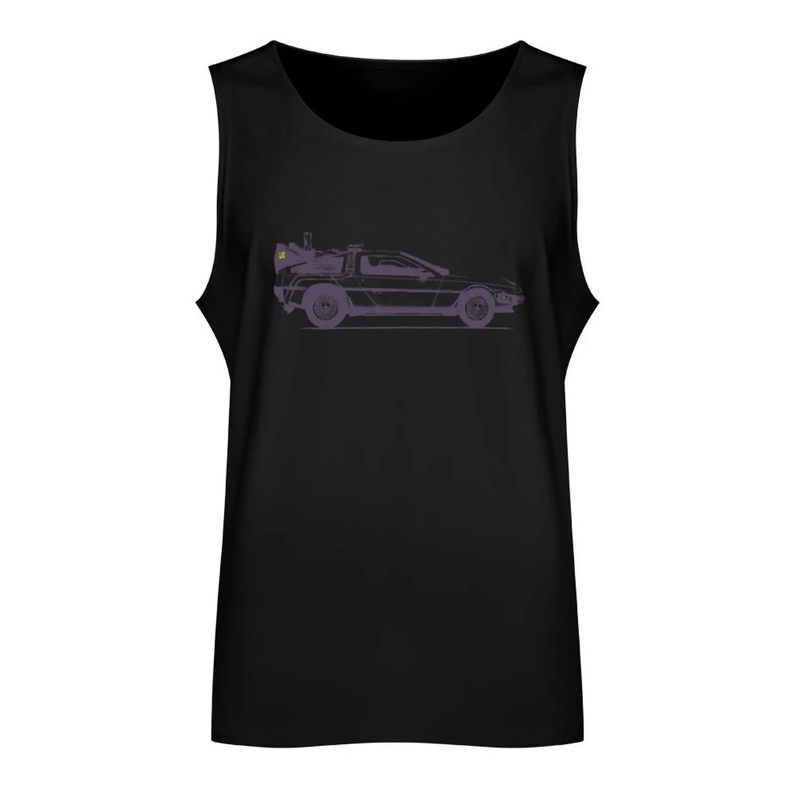 Delorean Tank Top Vest for boy Male clothes Gym man