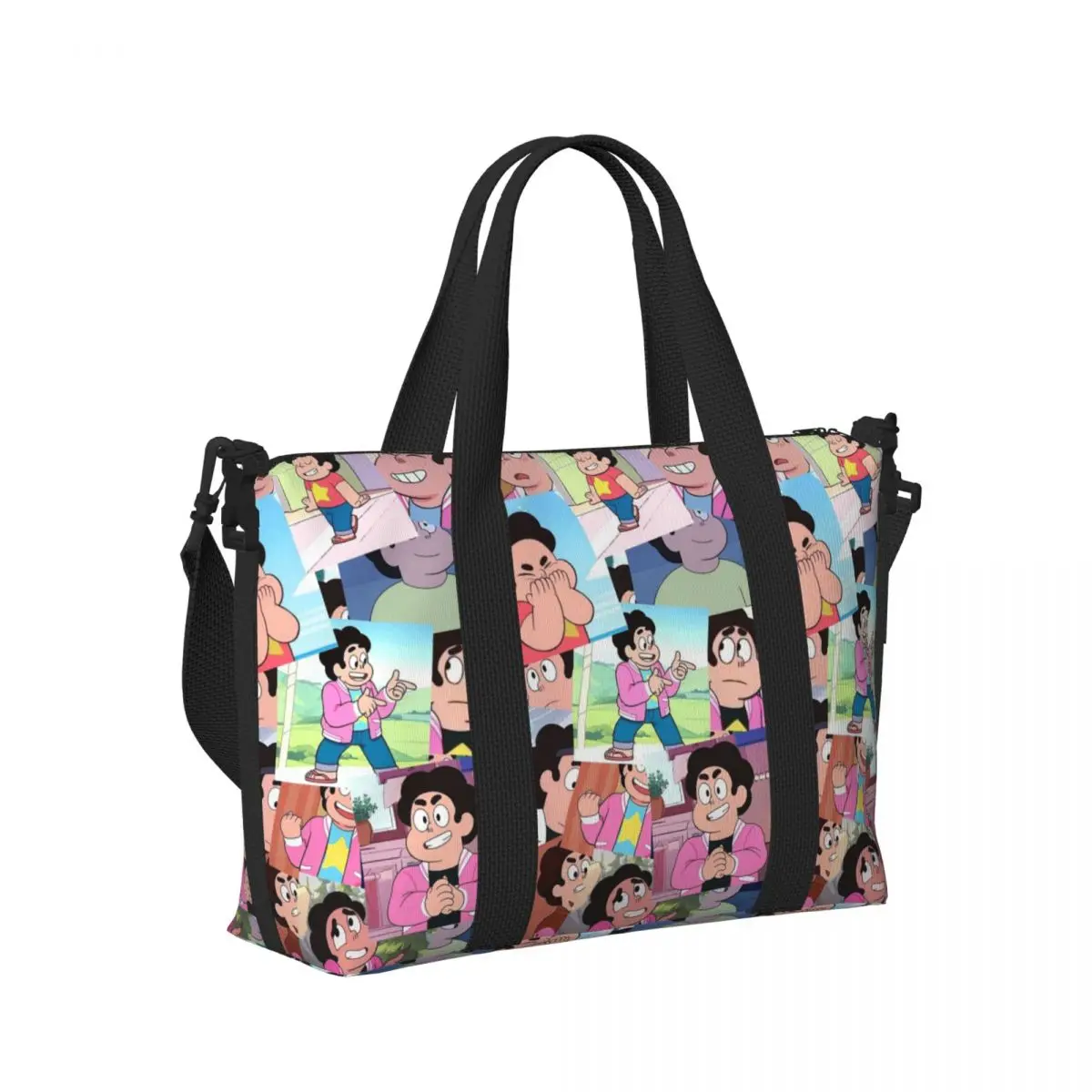 

Steven Universe Cartoon Beach Travel Bag Large Capacity Tote Bags for Gym Yoga Women Shopping Duffle Shoulder Bag