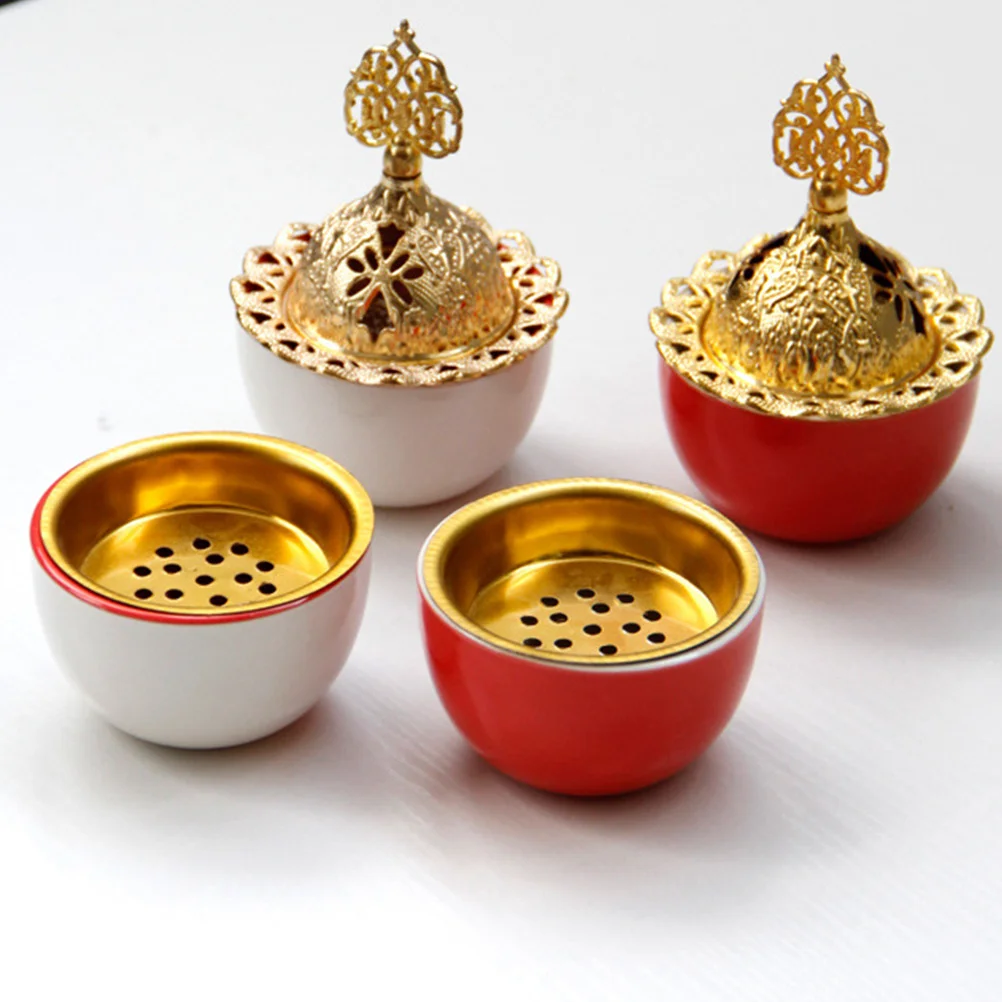 

Home Ceramic Incense Holder Mysterious Atmosphere Elegant Beauty Relaxation Incense Burner Censer Holder Decorative Censer