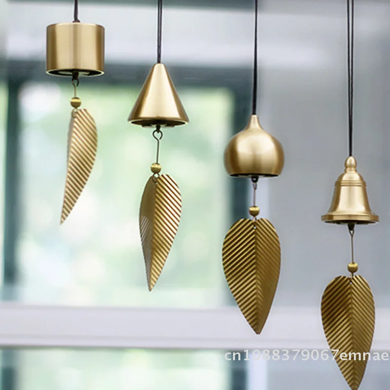 Campanas de viento de cobre japonés, campanas de viento, patio al aire libre, decoraciones colgantes de jardín, música, decoración del hogar, sonido de campana de paisaje
