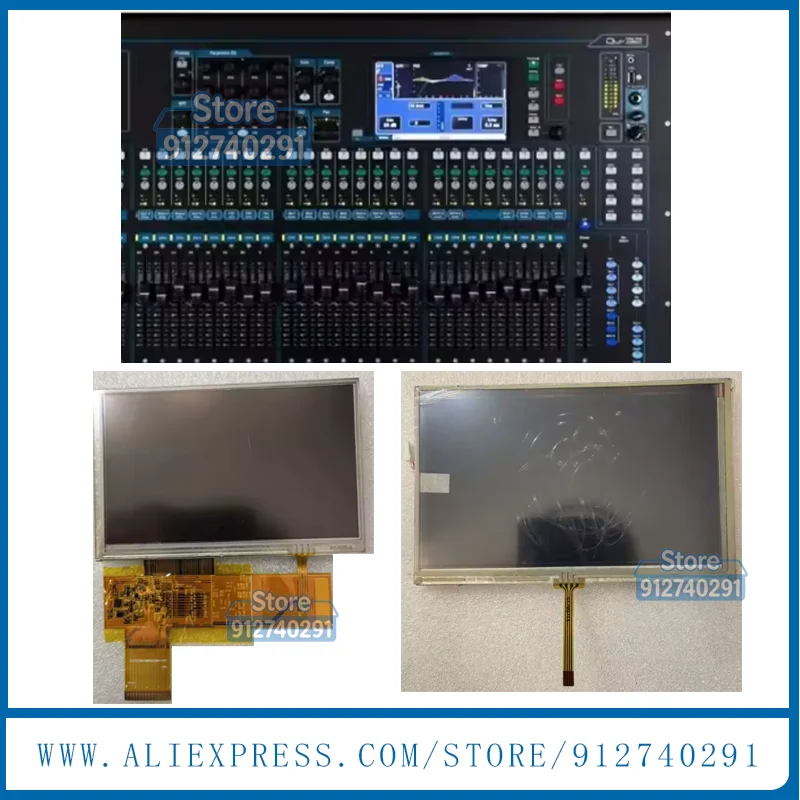 New LCD Display With Touch Screen Digitizer Panel For Allen Heath QU-32 QU-16 QU-24 QU 32 16 24 Digital Mixing Console