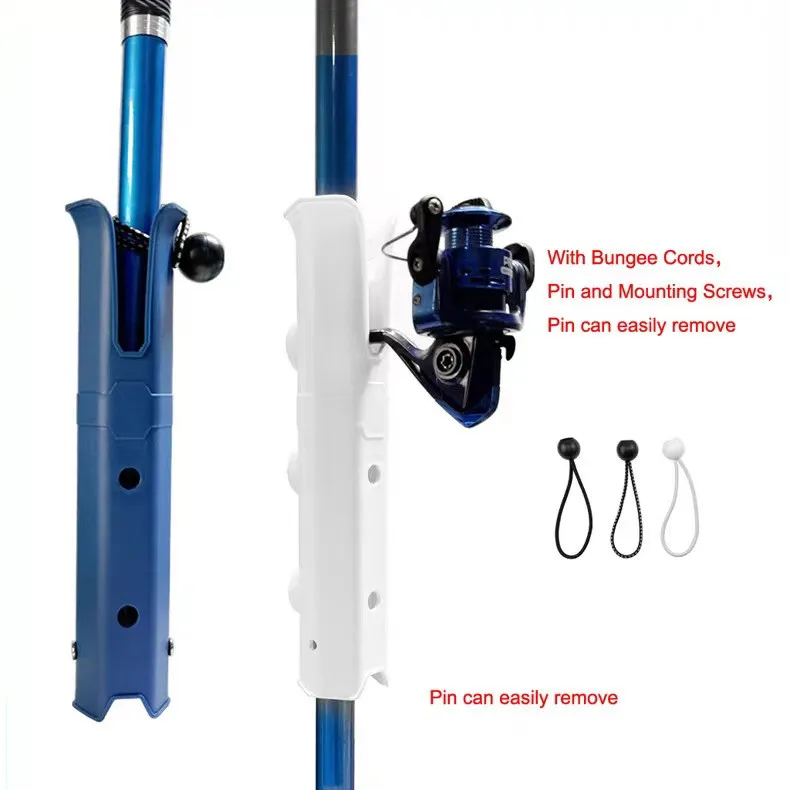 Adjustable Spinning Portable Plastic Fishing Rod Holders Racks Bracket Fishing Pole Holders Boat Yacht Kayak Outdoor Fishing